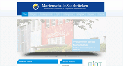 Desktop Screenshot of marienschule-online.de