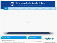 Tablet Screenshot of marienschule-online.de